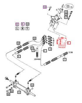Mahindra Tractor Power Steering Valve PSU 16004072100 Mahindra