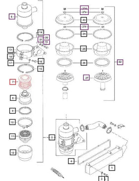 Mahindra Tractor Primary (Outer) Air Filter Mahindra Direct Parts