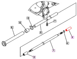 Mahindra Tractor Propeller Shaft Coupling 10291943AG0 Mahindra Direct Parts