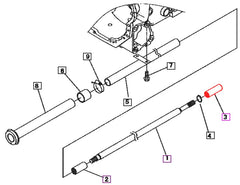 (Limited Availability) Mahindra Tractor Propeller Shaft Coupling 10291943AG0