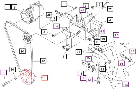 Mahindra Tractor Pulley 10510821AG0 Mahindra Direct Parts