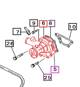 Mahindra Tractor Pump Assy MM40740202 Mahindra Direct Parts