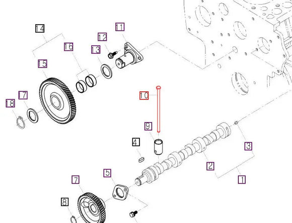 Mahindra Tractor Pushrod E576015111 Mahindra