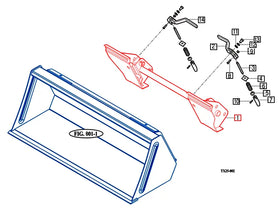 Mahindra Tractor Quick Attach 87702005100MR Mahindra Direct Parts