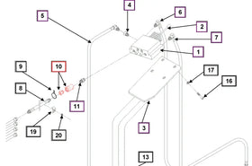 Mahindra Tractor Quick Attach Coupler 1/2 Inch Both Ends KMW05806005 Mahindra Direct Parts
