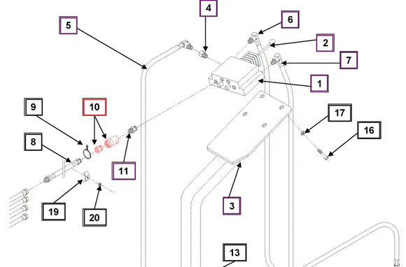 Mahindra Tractor Quick Attach Coupler 1/2 Inch Both Ends KMW05806005 Mahindra Direct Parts