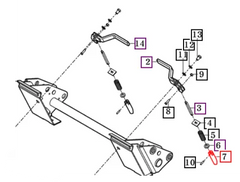 Mahindra Tractor Quick Attach Wedge Pin 86002006150