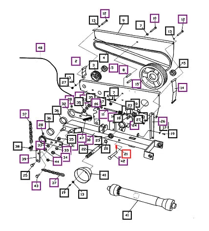 Mahindra Tractor R Pin 5 EBE000105R Mahindra Direct Parts