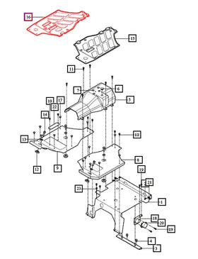 Mahindra Tractor RH Right Floor Mat 11506412120 Mahindra