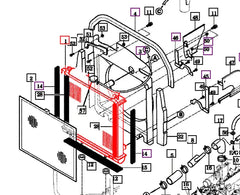 Mahindra Tractor Radiator 12411042100