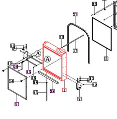 Mahindra Tractor Radiator 18501042100