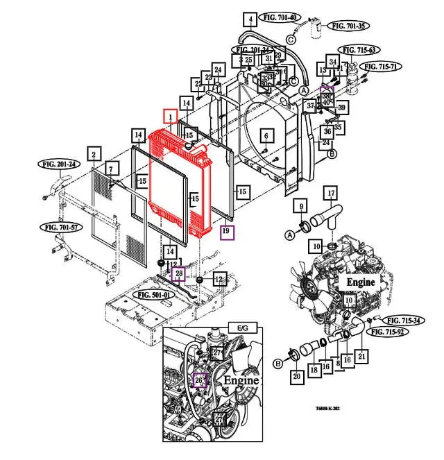 Mahindra Tractor Radiator 19021042100 Mahindra