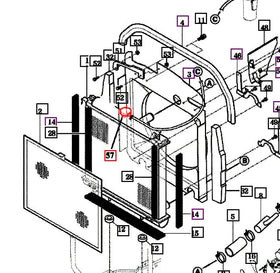 Mahindra Tractor Radiator Cap 14571042190 Mahindra Direct Parts