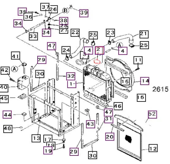 Mahindra Tractor Radiator Cap 6820101813 Mahindra
