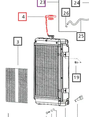 Mahindra Tractor Radiator Cap E006008221F1 Mahindra Direct Parts