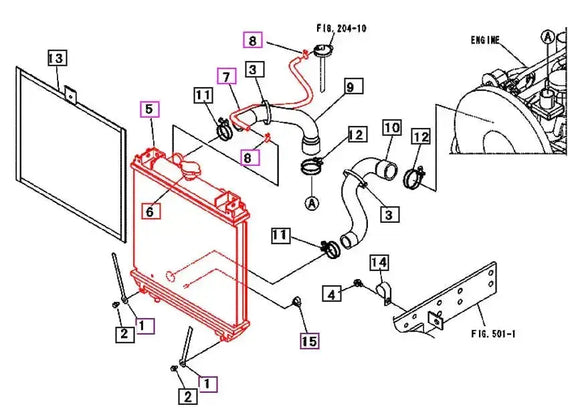 Mahindra Tractor Radiator Mahindra