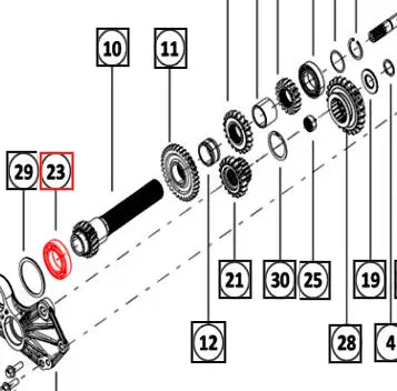 Mahindra Tractor Range Shaft Bearing 006016662B1 Mahindra Direct Parts