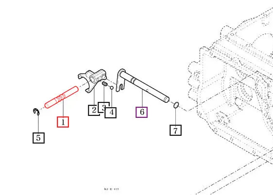 Mahindra Tractor Range Stay 11102430020 Mahindra Direct Parts