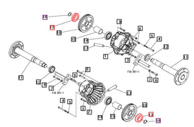 Mahindra Tractor Rear Axle Bearing 07500063075 Mahindra Direct Parts