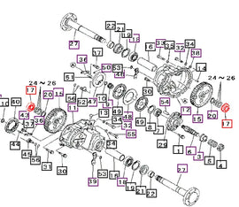 Mahindra Tractor Rear Axle Bearing 7500063085 Mahindra Direct Parts