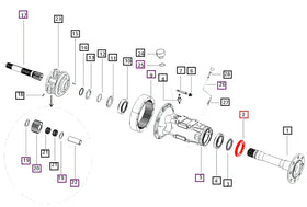 Mahindra Tractor Rear Axle Seal 000012285P04 Mahindra Direct Parts