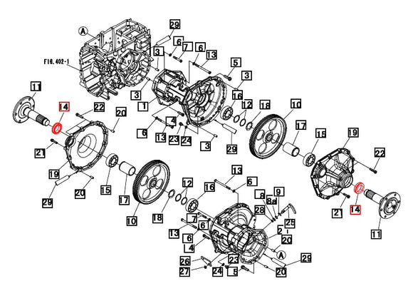 Mahindra Tractor Rear Axle Seal 10381515000 Mahindra Direct Parts