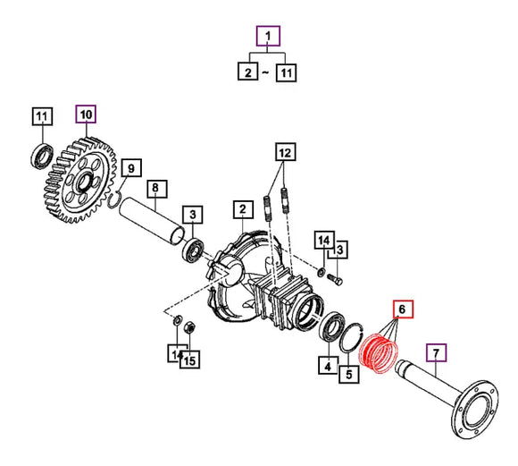 Mahindra Tractor Rear Axle Seal 14723242100 Mahindra