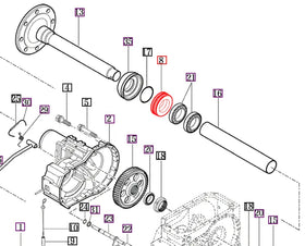 Mahindra Tractor Rear Axle Shaft Seal 17683072000 Mahindra Direct Parts
