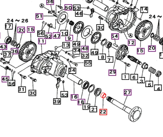 Mahindra Tractor Rear Axle Sleeve / Bushing 10211525000 Mahindra