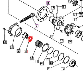 Mahindra Tractor Rear Axle Spacer 19452731000 Mahindra Direct Parts