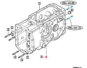 Mahindra Tractor Rear Case Hydraulic Oil Drain Plug  16701015001 Mahindra