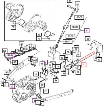 Mahindra Tractor Rear Drawbar 14055200010GB Mahindra Direct Parts