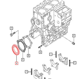 Mahindra Tractor Rear Main Oil Seal 006053099N01 Mahindra Direct Parts