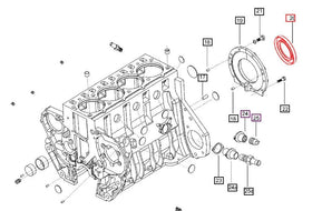 Mahindra Tractor Rear Oil Seal 000020524E05 Mahindra Direct Parts