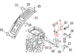 Mahindra Tractor Rear PTO Lever 19457771AG0 Mahindra
