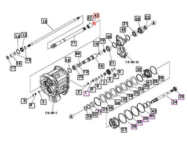 Mahindra Tractor Rear PTO Oil Seal 19451491000 Mahindra Direct Parts