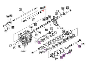 Mahindra Tractor Rear PTO Oil Seal 19451491000 Mahindra Direct Parts