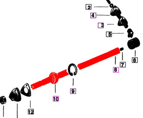 Mahindra Tractor Rear PTO Shaft 001127761R93 Mahindra Direct Parts