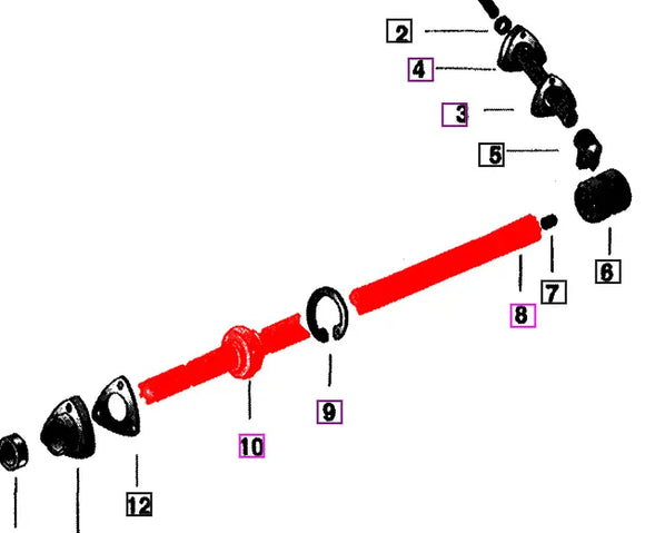 Mahindra Tractor Rear PTO Shaft 001127761R93 Mahindra Direct Parts