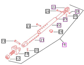 Mahindra Tractor Rear Stabilizer 007200360C92 Mahindra