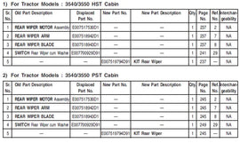Mahindra Tractor Rear Wiper Assembly Kit E007519794D91 Mahindra Direct Parts