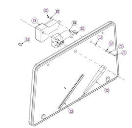 Mahindra Tractor Rear Wiper Kit L1009600008 Mahindra Direct Parts