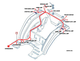 Mahindra Tractor Rear Wiring Harness 12386683500 Mahindra Direct Parts