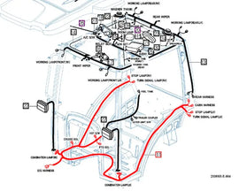 Mahindra Tractor Rear Wiring Harness 12396683500 Mahindra Direct Parts
