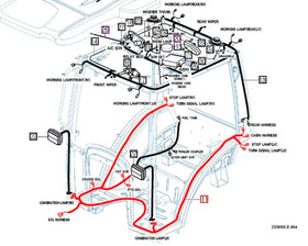 Mahindra Tractor Rear Wiring Harness 12396683500 Mahindra Direct Parts