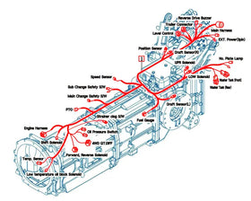 Mahindra Tractor Rear Wiring Harness 15806802602 Mahindra Direct Parts