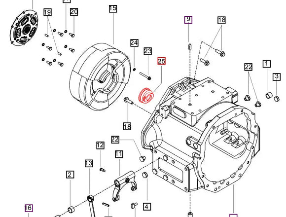 Mahindra Tractor Release Bearing Mechanism E006514669D91 Mahindra Direct Parts