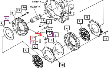 Mahindra Tractor Release, Lever Assy 19631114150 Mahindra Direct Parts