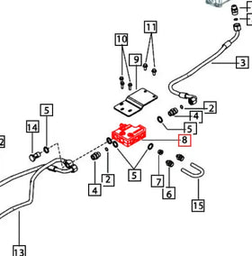 Mahindra Tractor Relief Valve 007213612U91 Mahindra Direct Parts