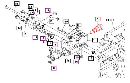 Mahindra Tractor Relieve Valve Assy 19452171130 Mahindra Direct Parts